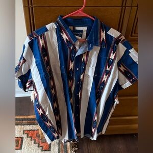 Vintage Wrangler Western Pearl Snap